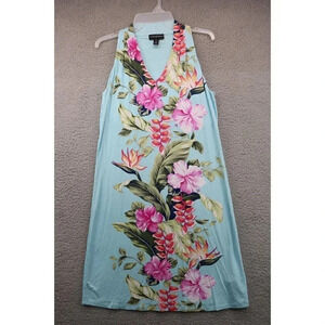 Tribal Women's Pleated Shoulder Dress-P/S-Rayon